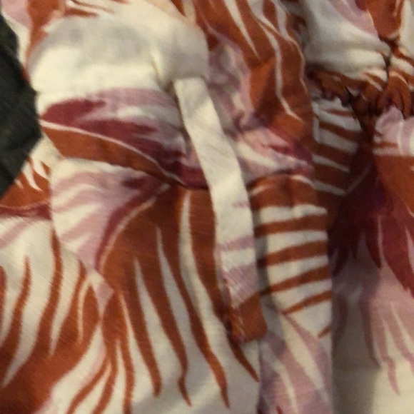 ANTHROPOLOGIE feather print lined dress. EUC! - Picture 4 of 8